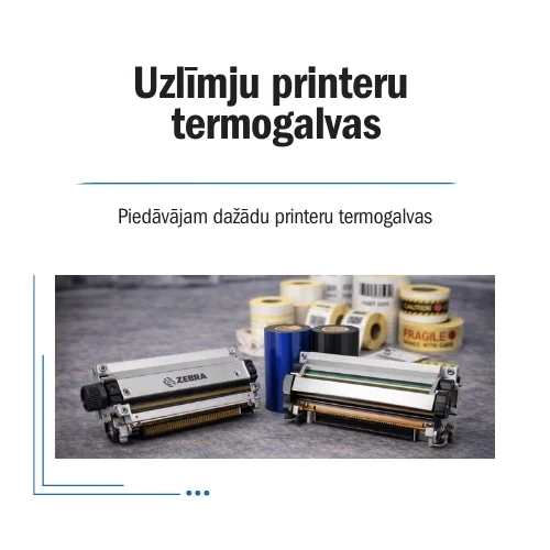 Uzlīmju printeru termogalvas
