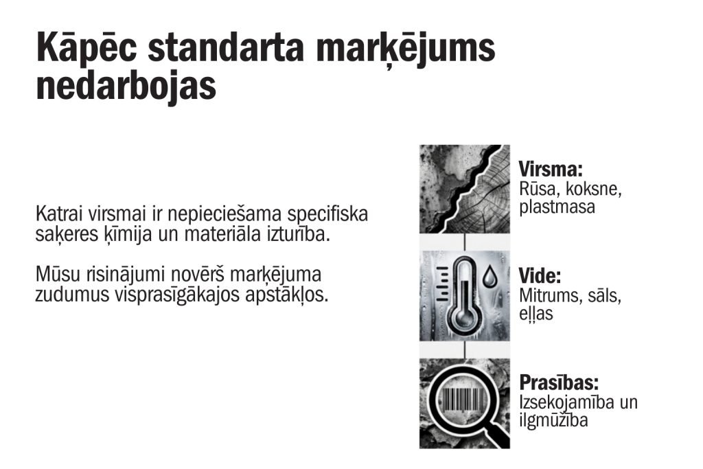 Industriālie marķēšanas risinājumi