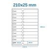 Izmērs 210 × 25 mm (K01) Izmērs 210 × 25 mm (K01)
