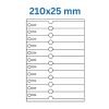 Izmērs 210 × 25 mm (K01) Izmērs 210 × 25 mm (K01)