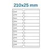 Izmērs 210 × 25 mm (K01)