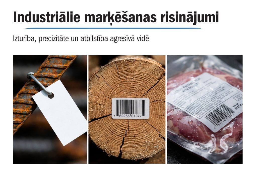Industriālie marķēšanas risinājumi