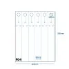 Spraužamās etiķetes uz loksnēm 35 x 255mm