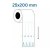 Loop Lock etiķetes 25 × 200 mm – 4 joslas (BALTA)