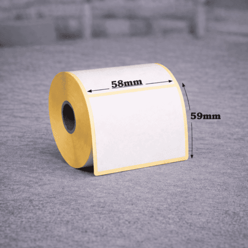 Termo TOP uzlīmes 58 x 59mm (1200gab rullī) x6