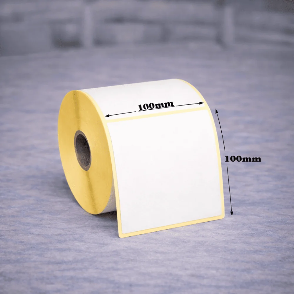 Termo TOP uzlīmes 100 x 100mm (725gab rullī) x6