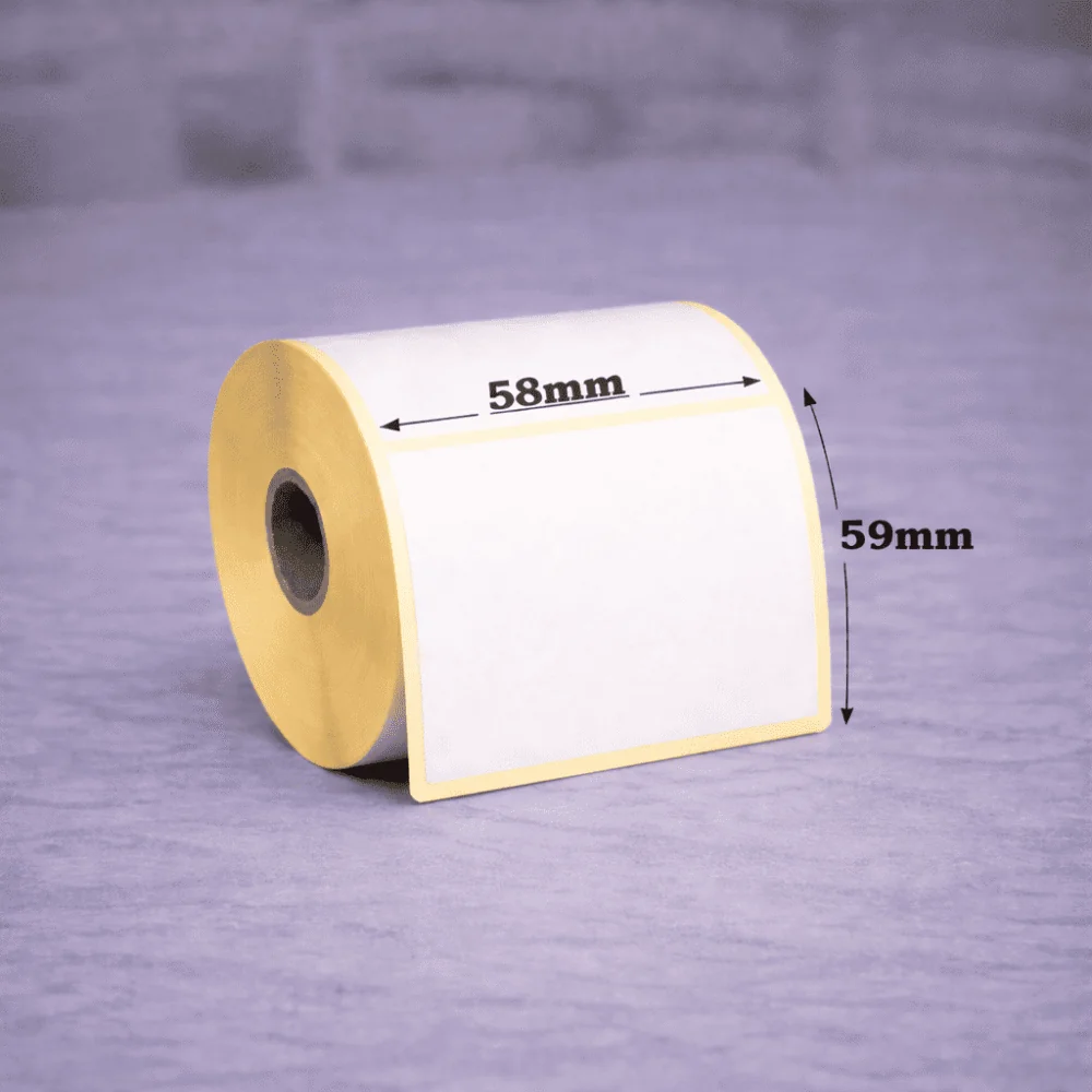 Termo TOP uzlīmes 58 x 59mm (1200gab rullī) x6