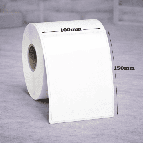 Polipropilēna uzlīmes 100 x 150mm (475gab rullī) x6 Polipropilēna uzlīmes 100 x 150mm (475gab rullī) x6