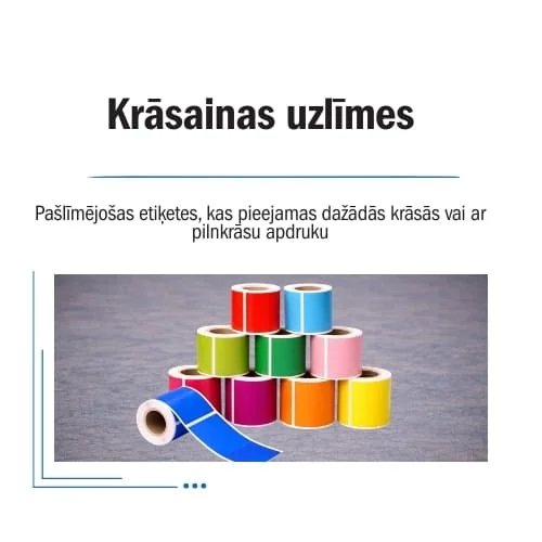 Krāsainas uzlīmes Krāsainas uzlīmes