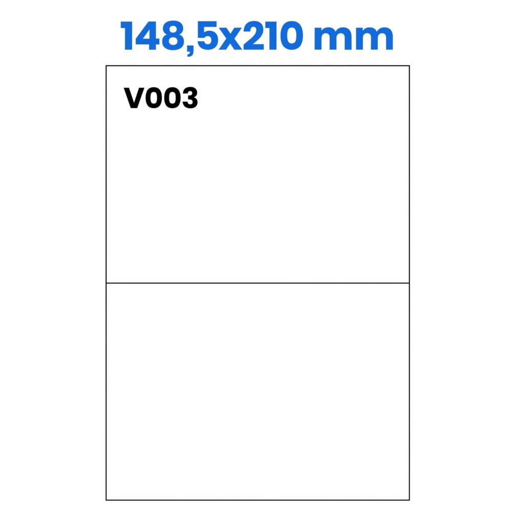 Lāzera etiķetes 148.5 x 210mm (V003) (1) Lāzera etiķetes 148.5 x 210mm (V003) (1)